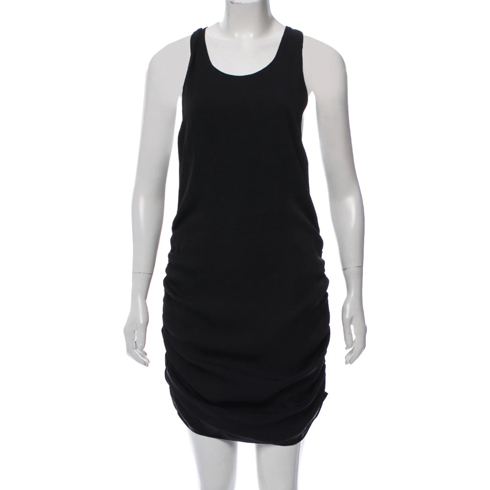 Alice + Olivia Silk Mini Dress, Black